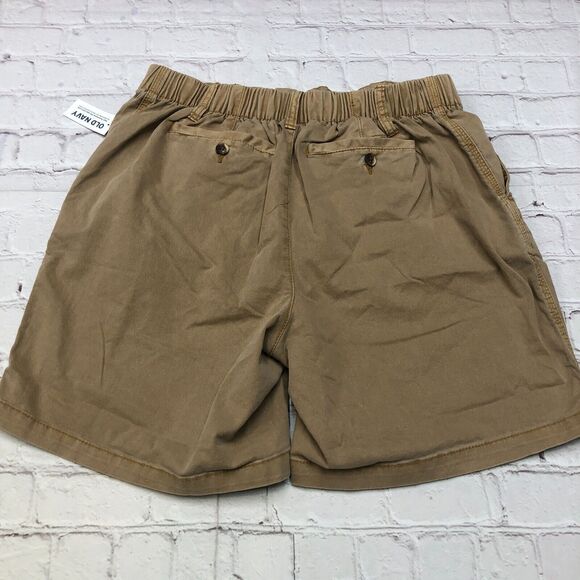 NWT Old Navy Men Elastic Waist Chino Shorts Size Medium Cotton Blend B164 -20 - Picture 13 of 14